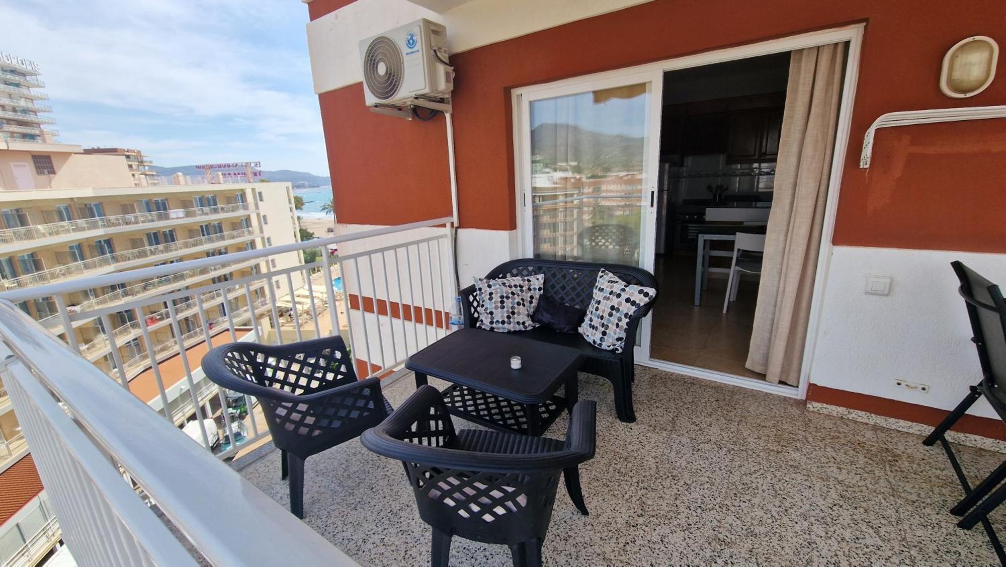 Apartamento De 1 Habitacion Frente Al Mar Y Con Piscina Leilighet Benicàssim Eksteriør bilde
